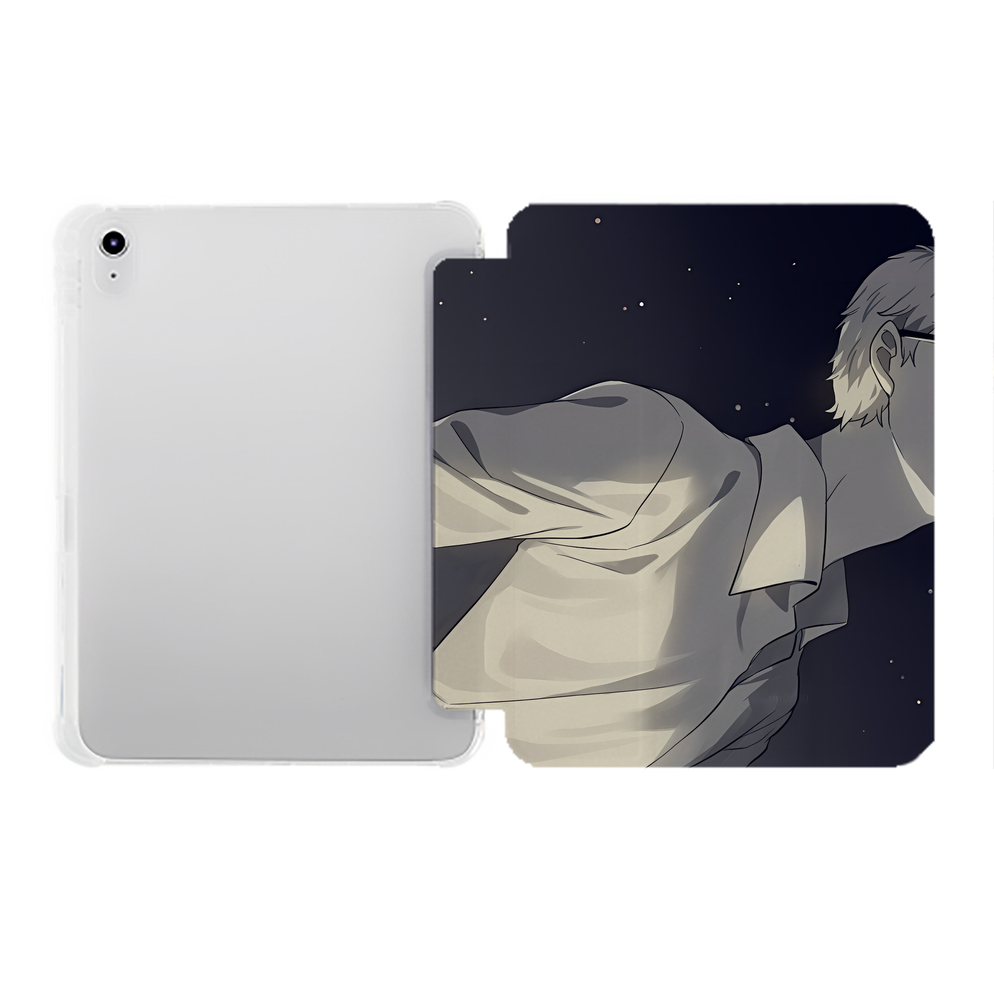 （画像用） ハイキュー!! Haikyu!! IPad ケース ペン収納付き 三つ折りスタンド PUレザー×シリコン 対応機種9.5/10.5/10.9インチ